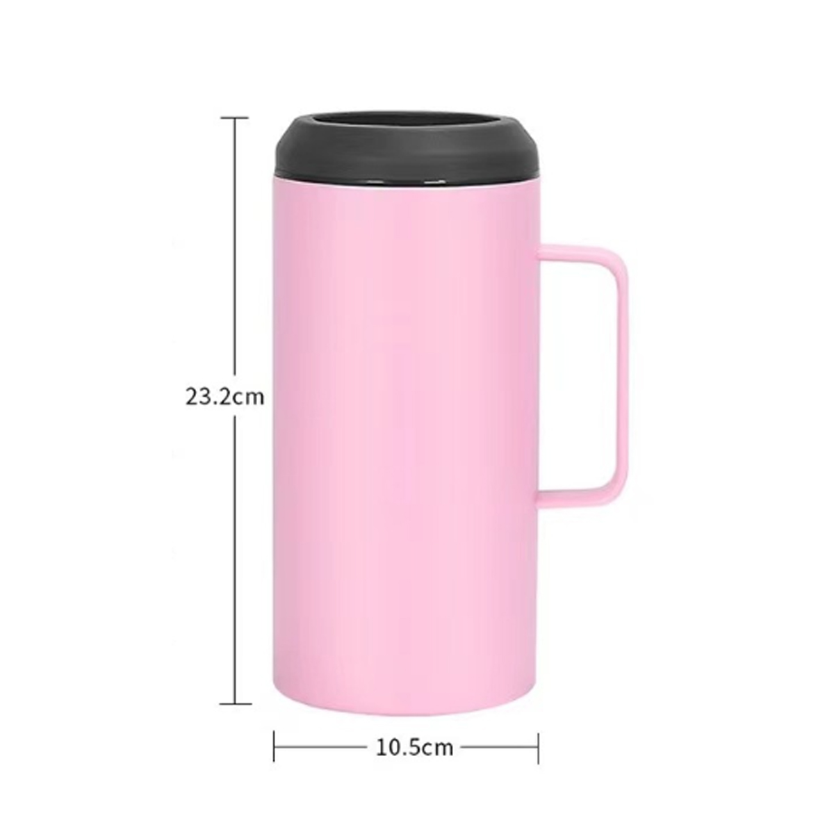 40oz Stainless Steel Beer Can Cooler with Handle, custom koozie with logo imprint 8
