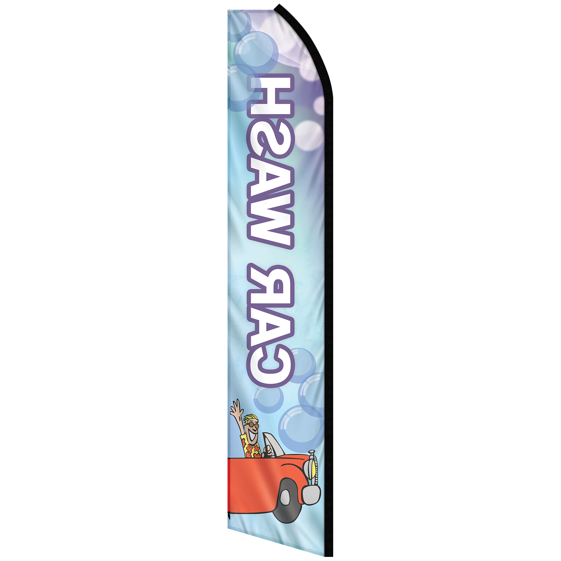 12' Digitally Printed Custom Swooper Banner 11