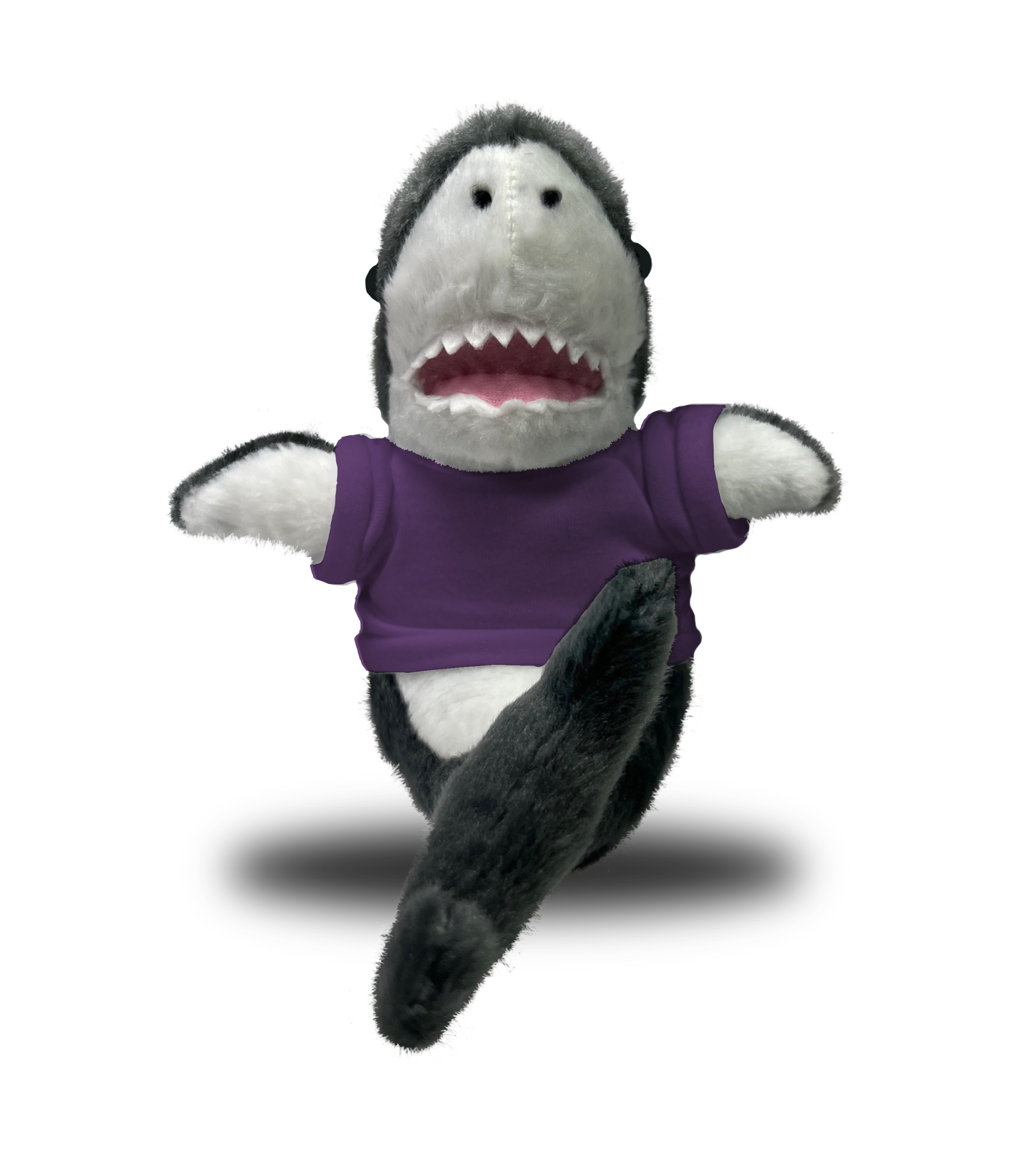 Plush Sitting Great White Shark 14