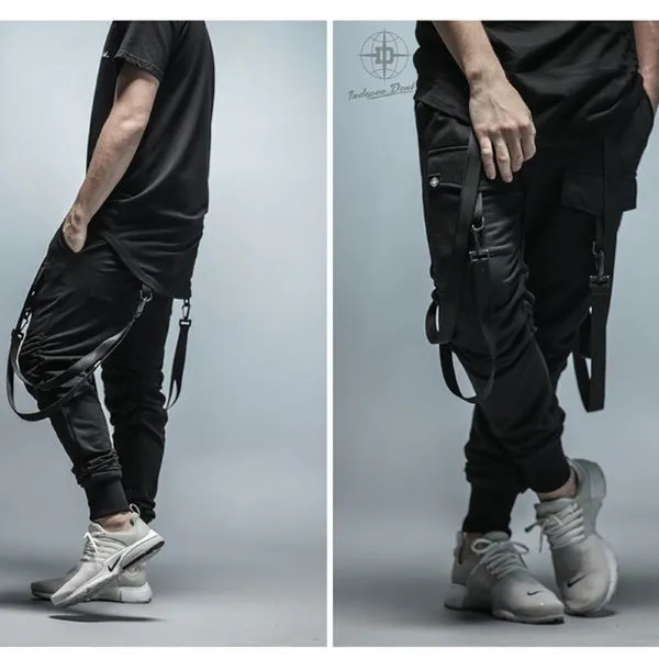 Men's Factory Sample Suspender Jogger Pants 2