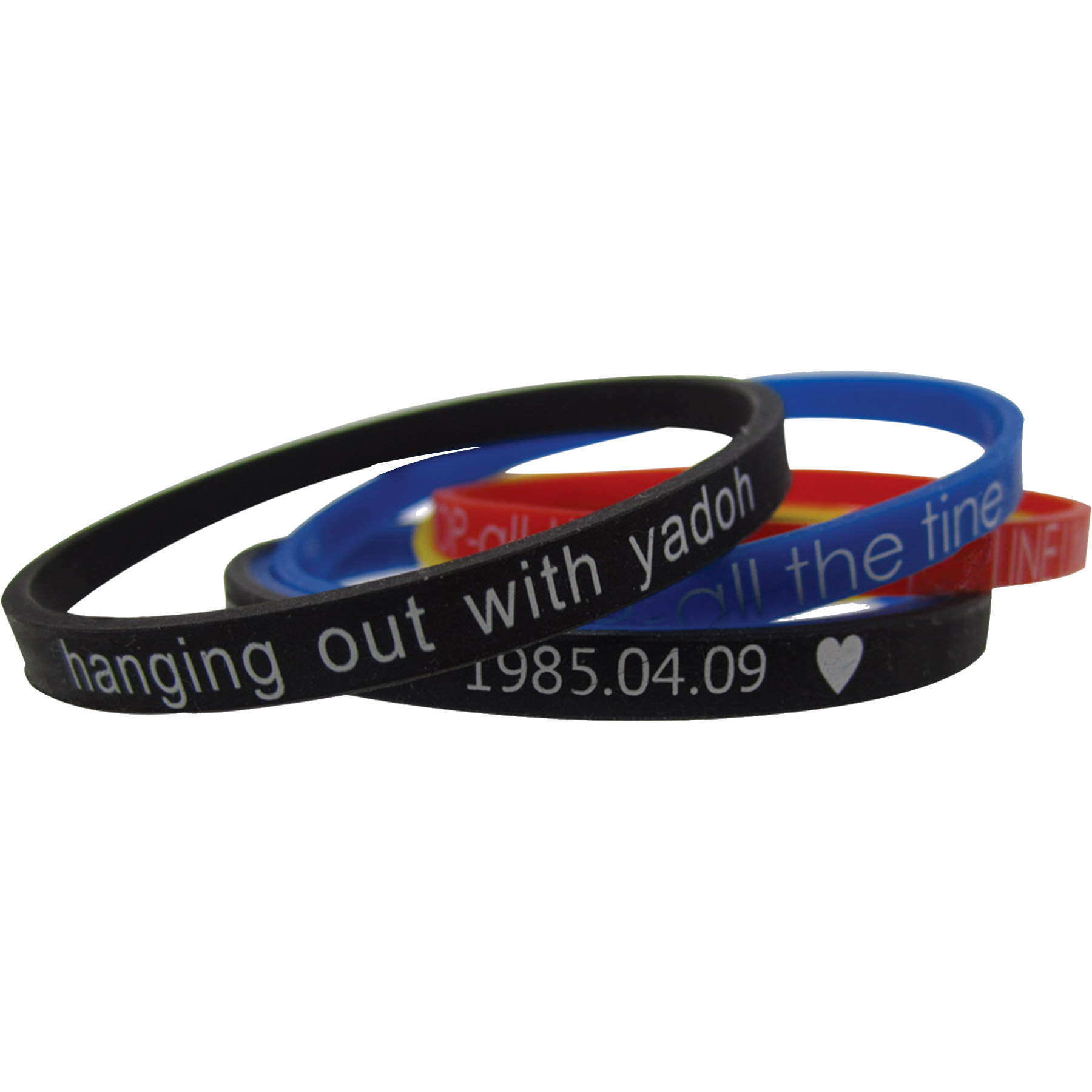Printed Silicone Bracelets: 5mm