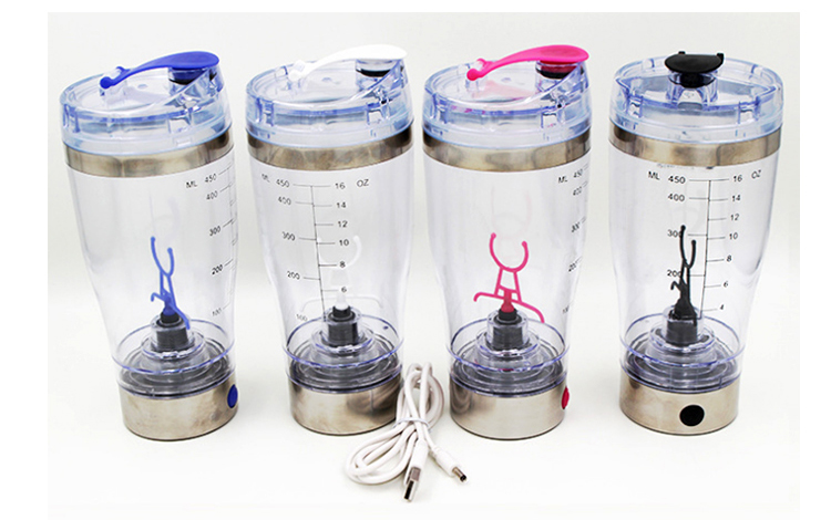 Self-stirring Protin Shaker Smart Shaker Stirring Bottles, custom water bottle with logo imprint 4