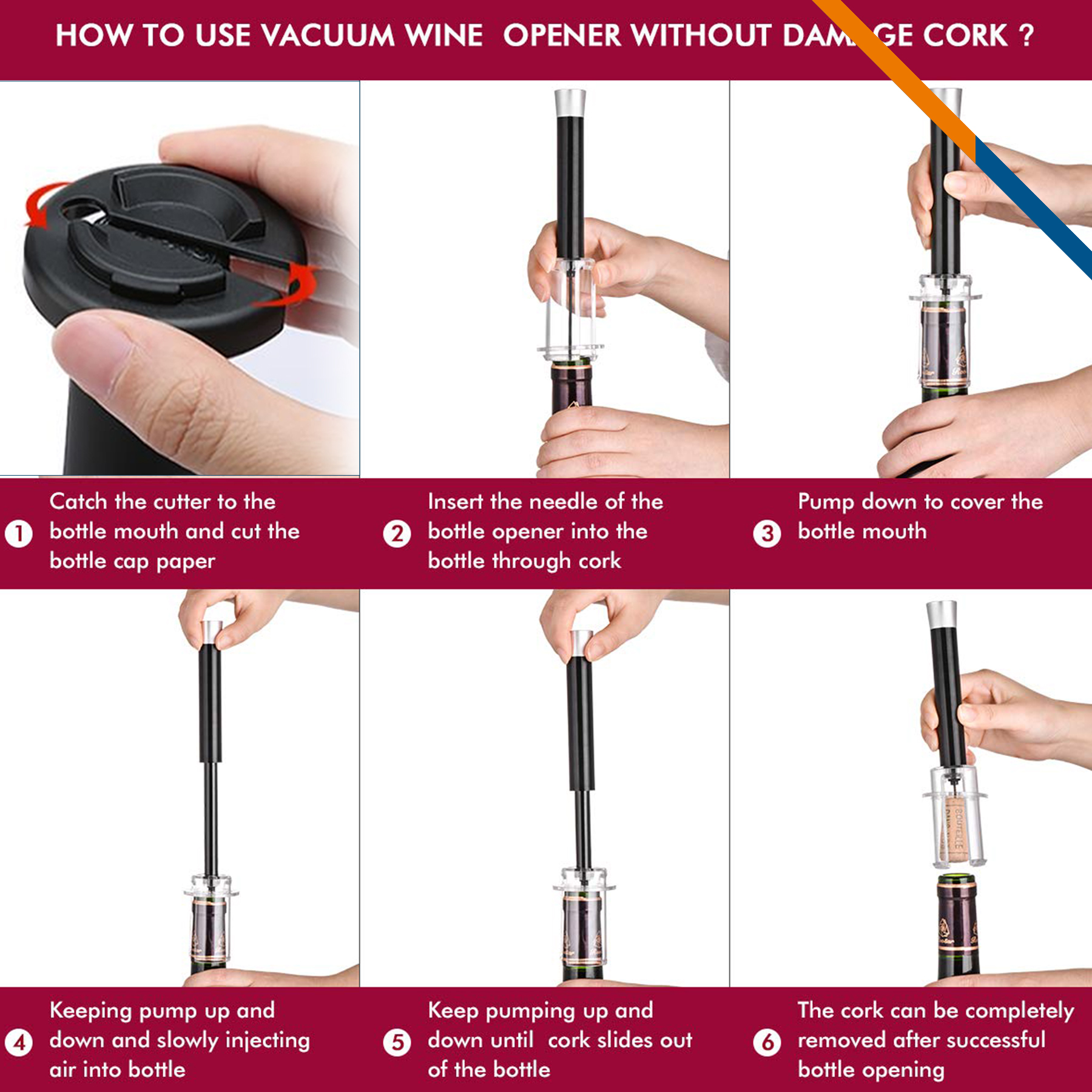 Nonbia Air Pump Wine Opener 10