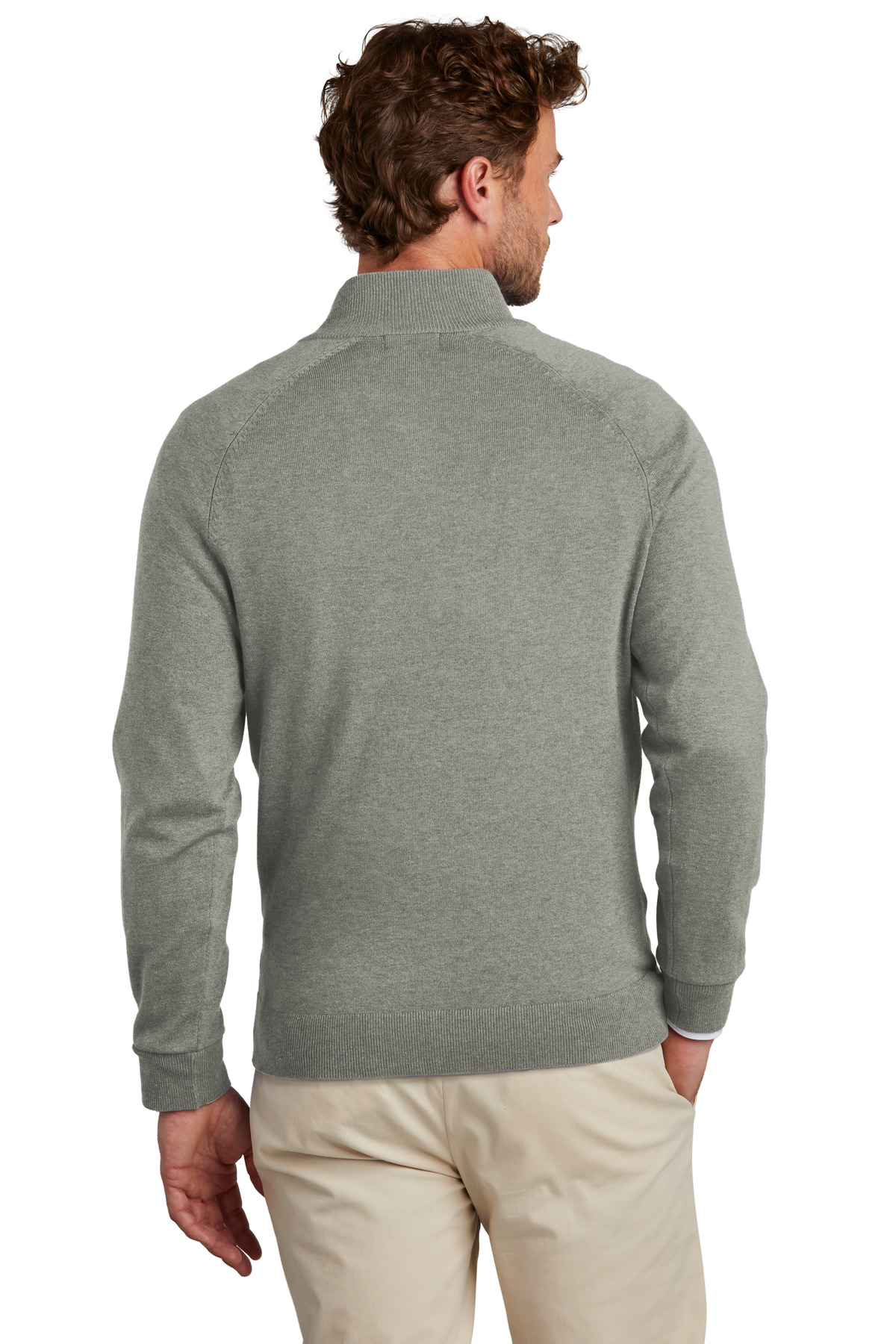 Brooks Brothers Cotton Stretch 1/4-Zip Sweater BB18402 22