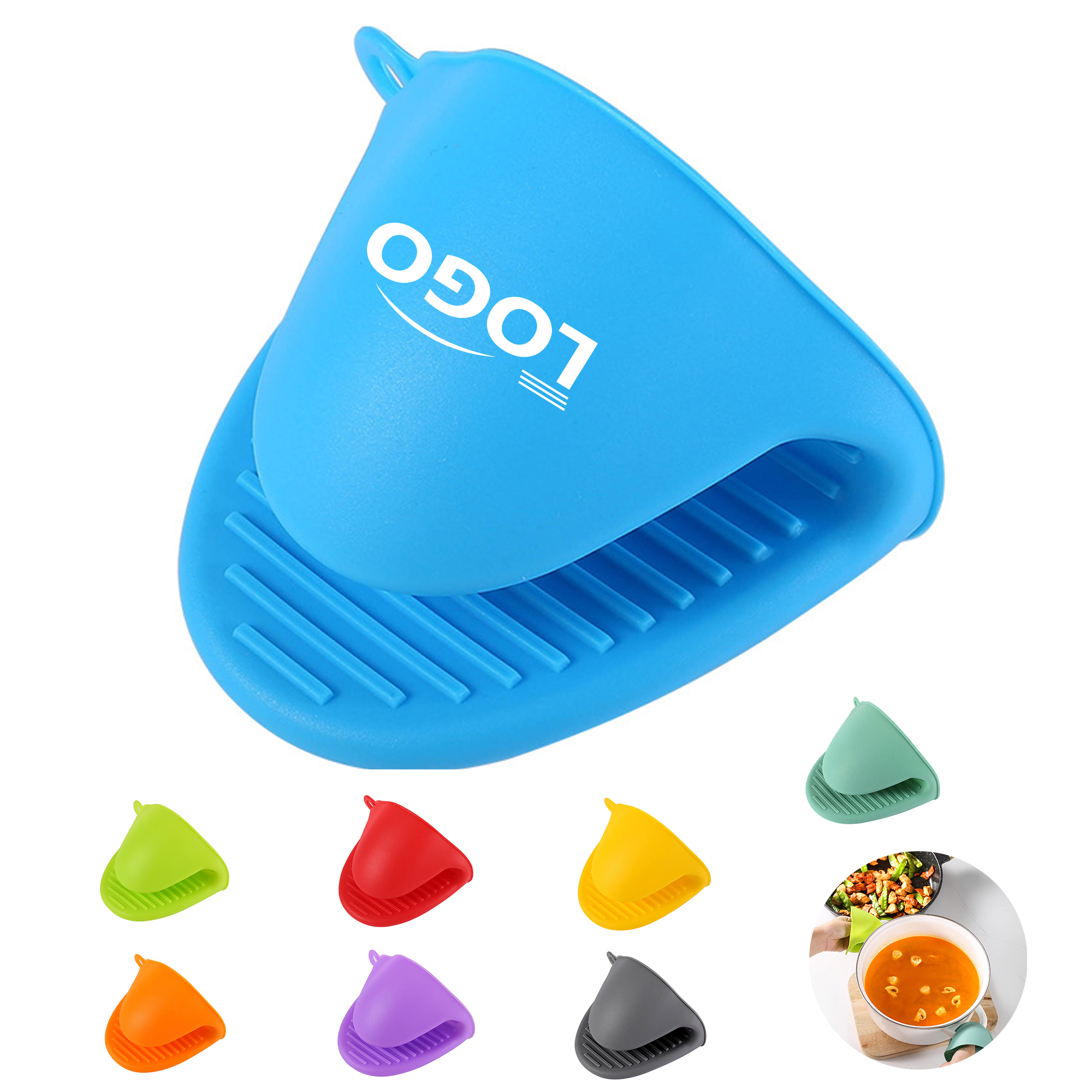 Silicone Heat-Resistant Oven Mitt Clip 2