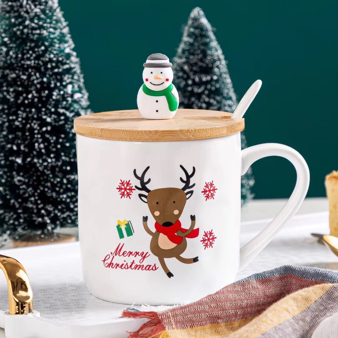 Christmas Mug with Bamboo Lid 3
