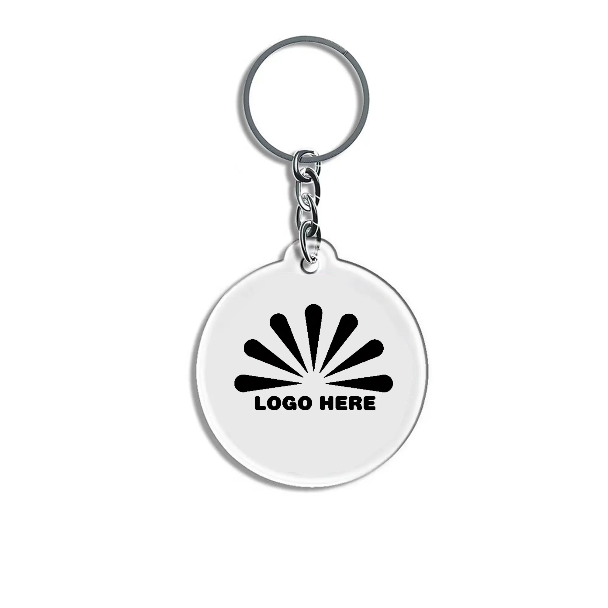 Acrylic Round Keychain Pendant Gift Can Be Customized 1
