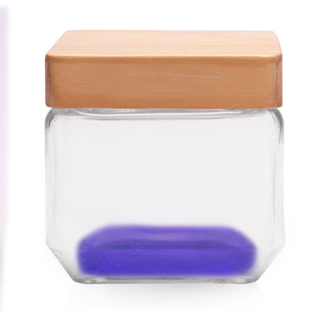 27 oz. Glass Candy Jars with Wooden Lid 4
