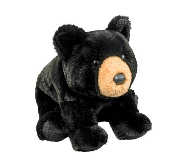 Charlie Black Bear Soft Stuffed Animal 2