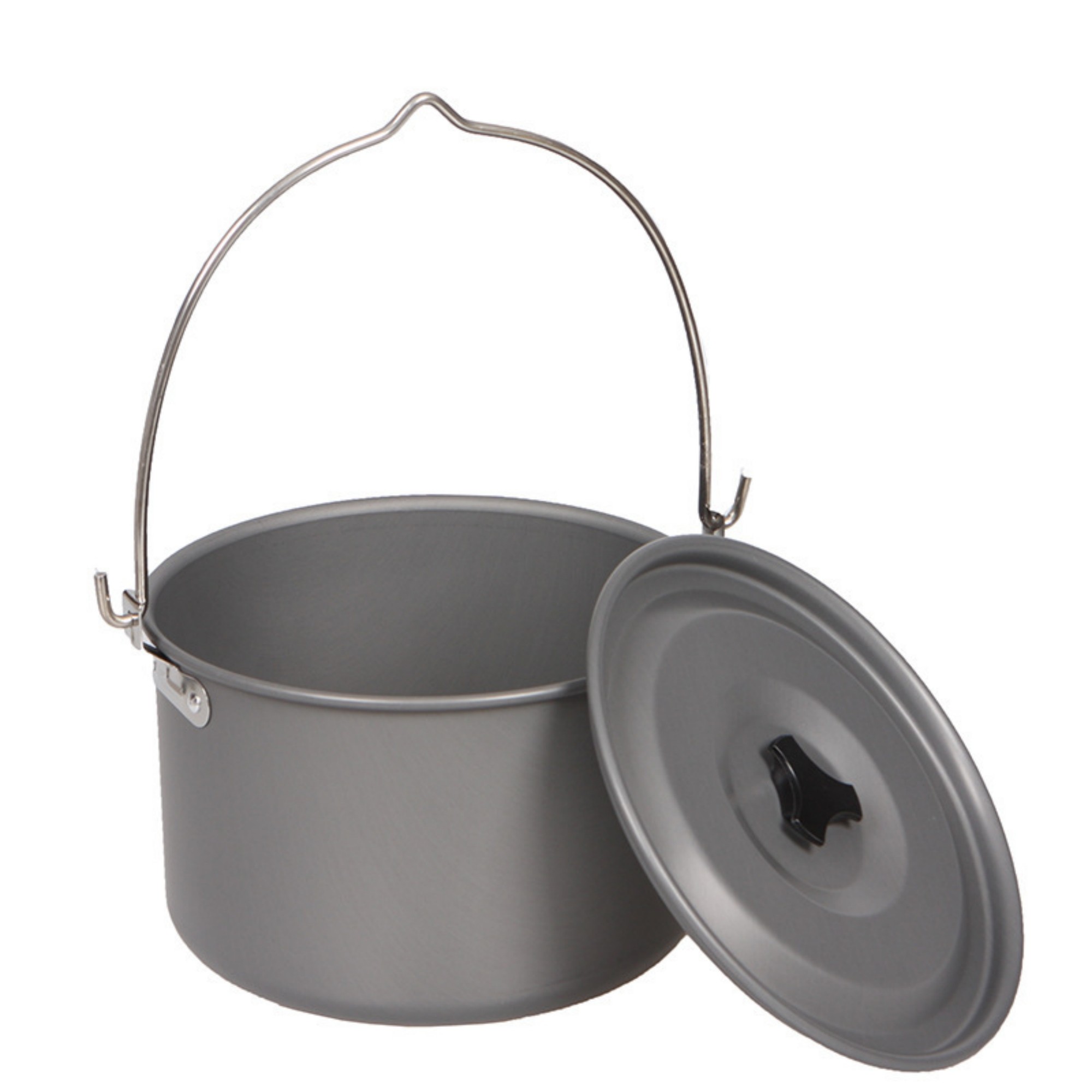 Big Hanging Pot With Lid 6