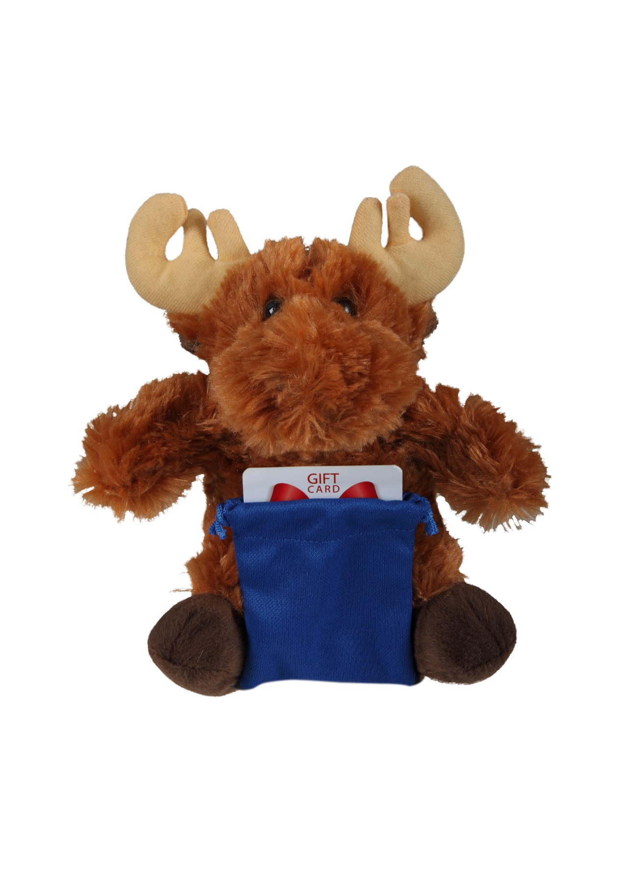 soft plush Moose with gift card sack 4