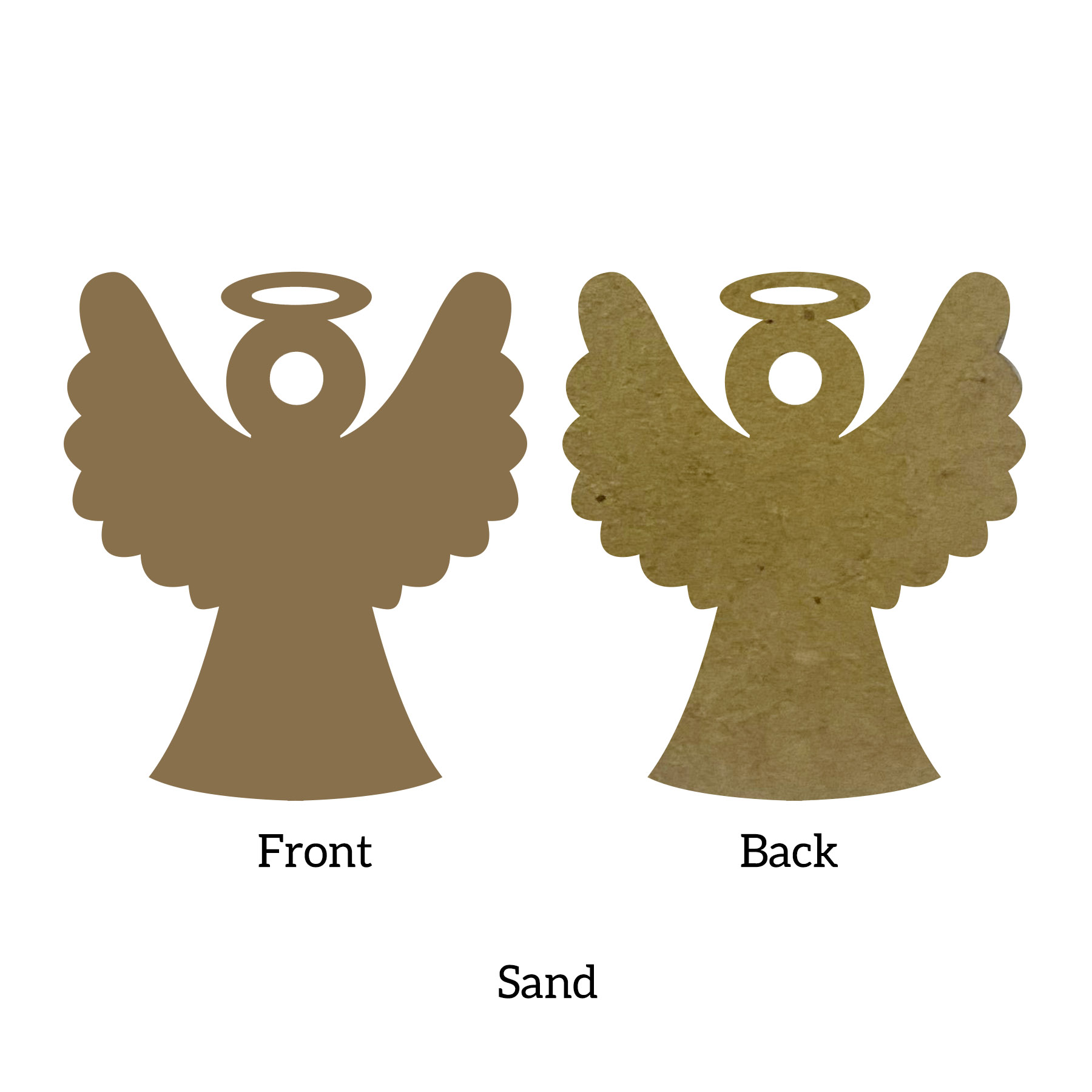Free Shipping Solid Color Christmas Ornament - Angel 28