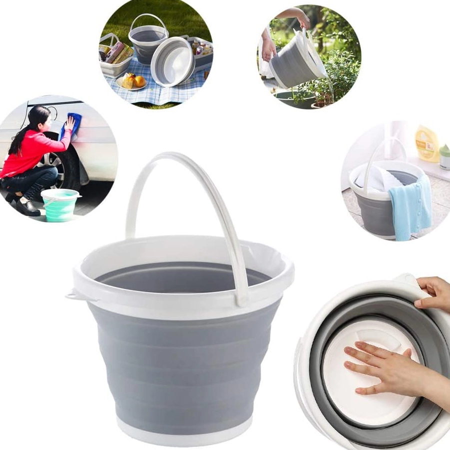 Collapsible Water Bucket with Handle 2