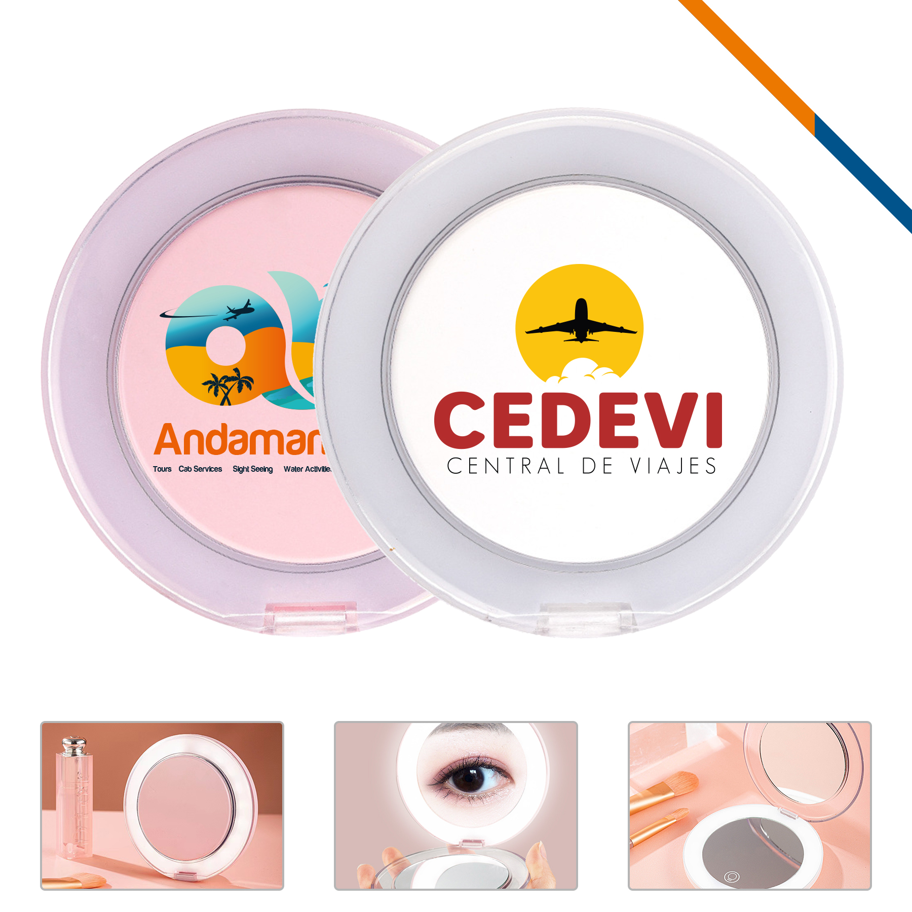 Rhet LED Compact Mirror 1