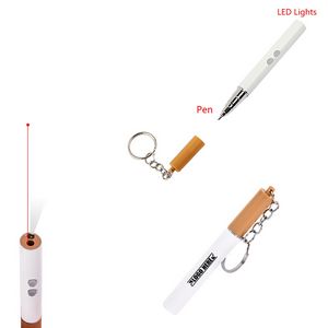 Cigarette Shaped Pen With Flashlight 4