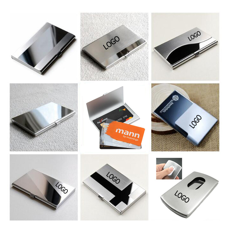Stainless Steel Business Card Holder 2