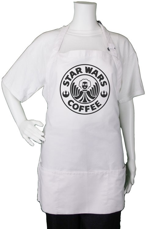 White Restaurant-Style Bib Apron