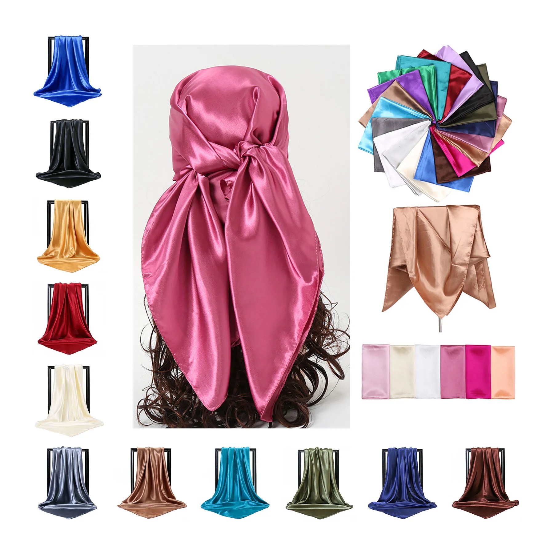 Silk Square Fashion Women Headband 2