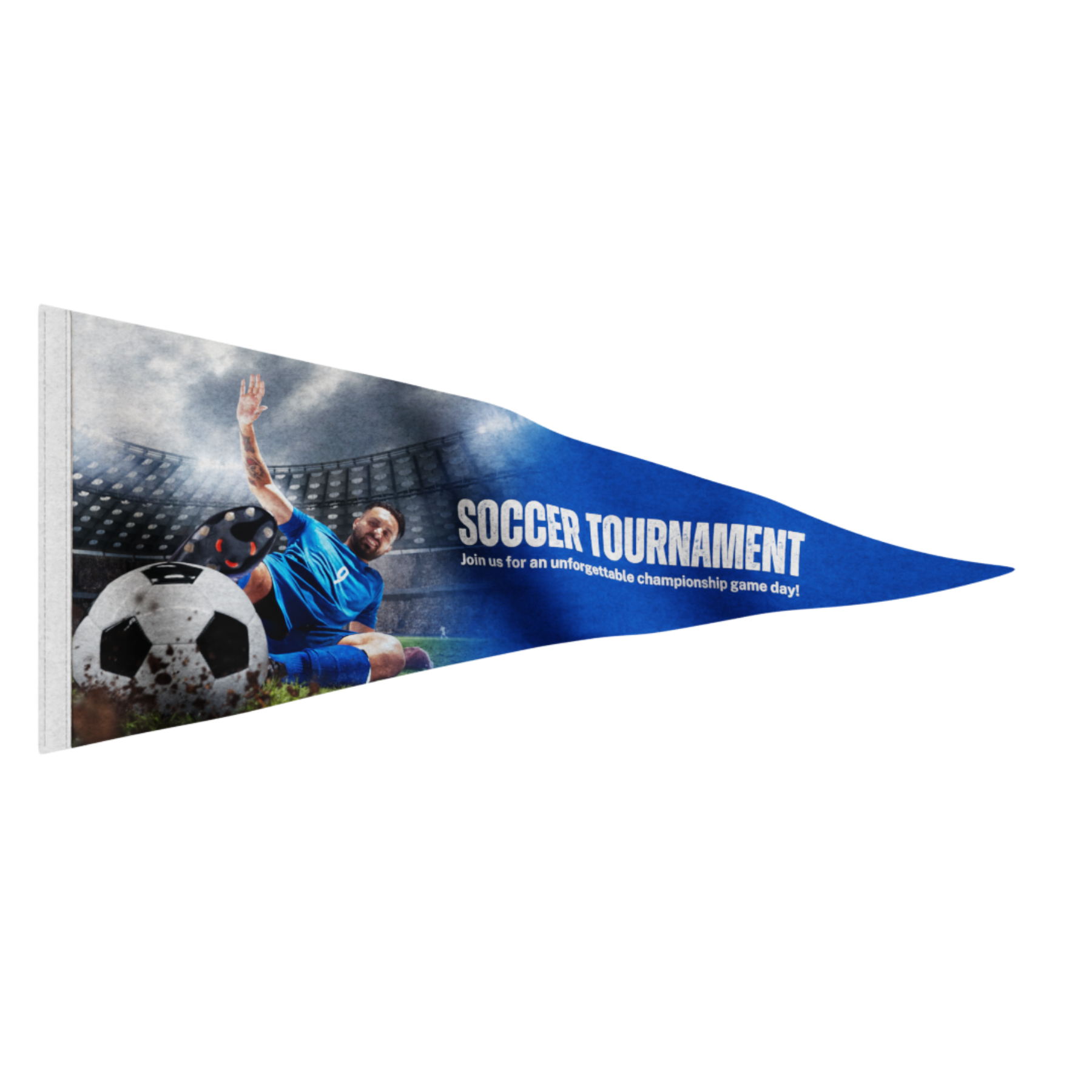 Felt Pennant 8"X18" Dye Sublimated (Domestically Decorated)