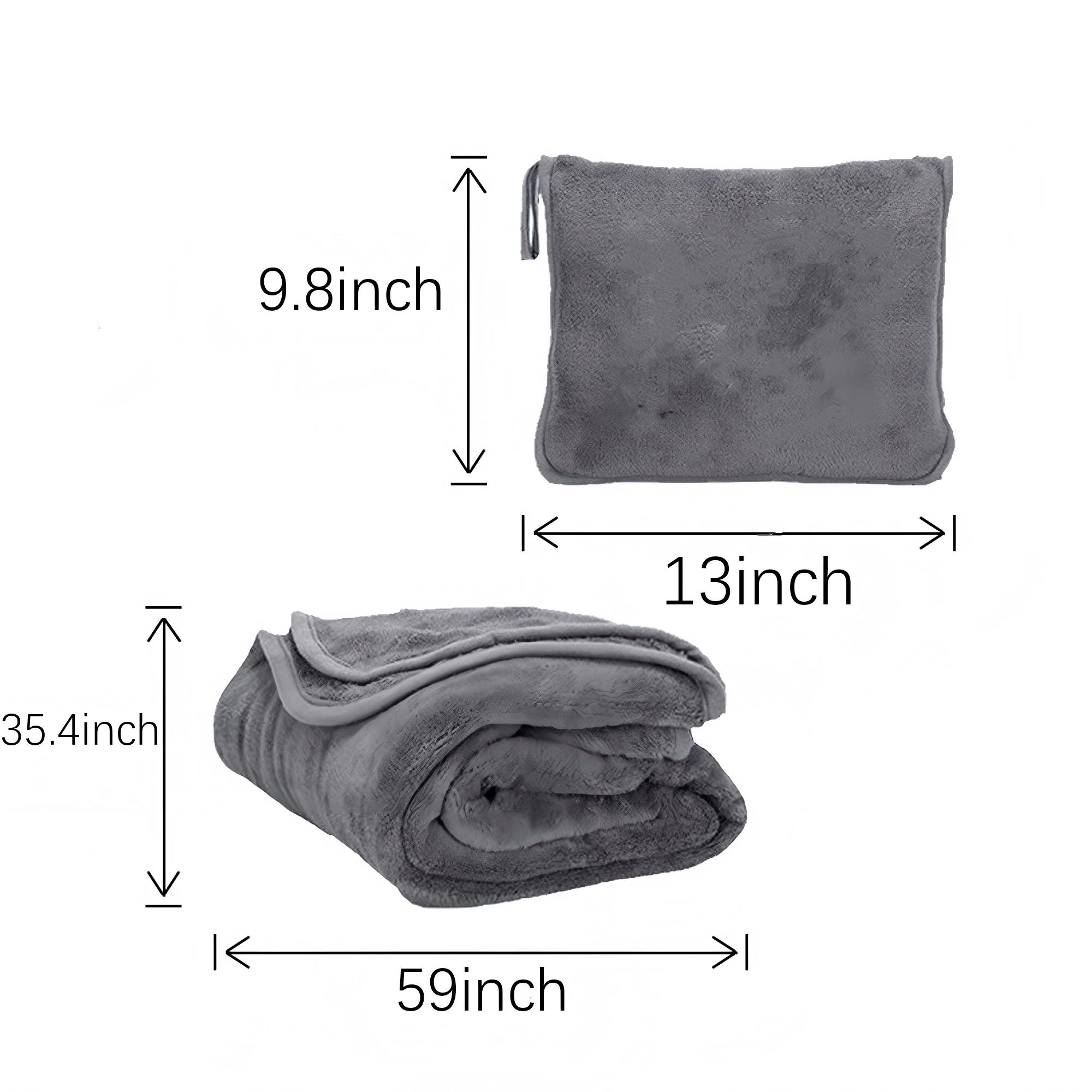 Travel Blanket Pillow Case 2