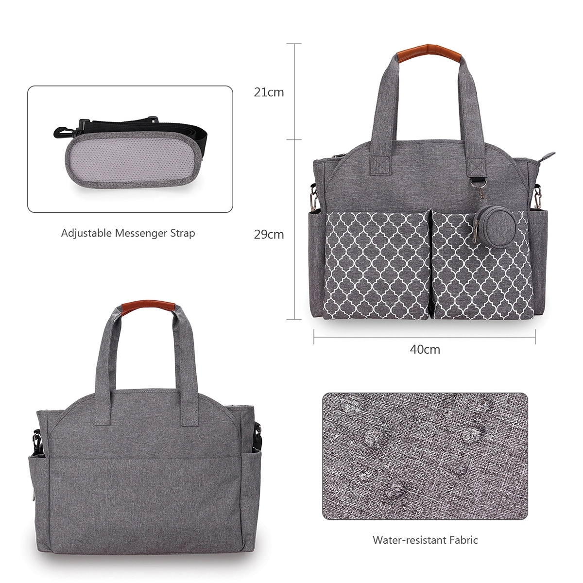 Tote Mommy Bag, custom tote bag with logo imprint 8