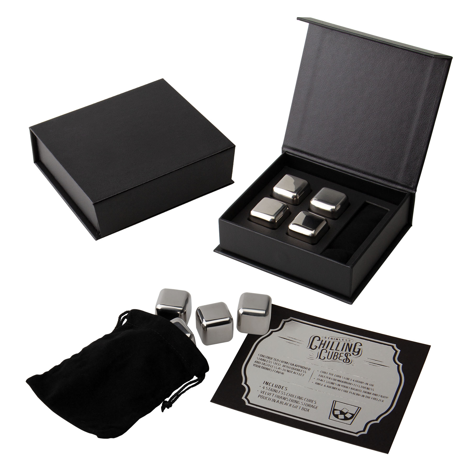 Stainless Chilling Cubes 2