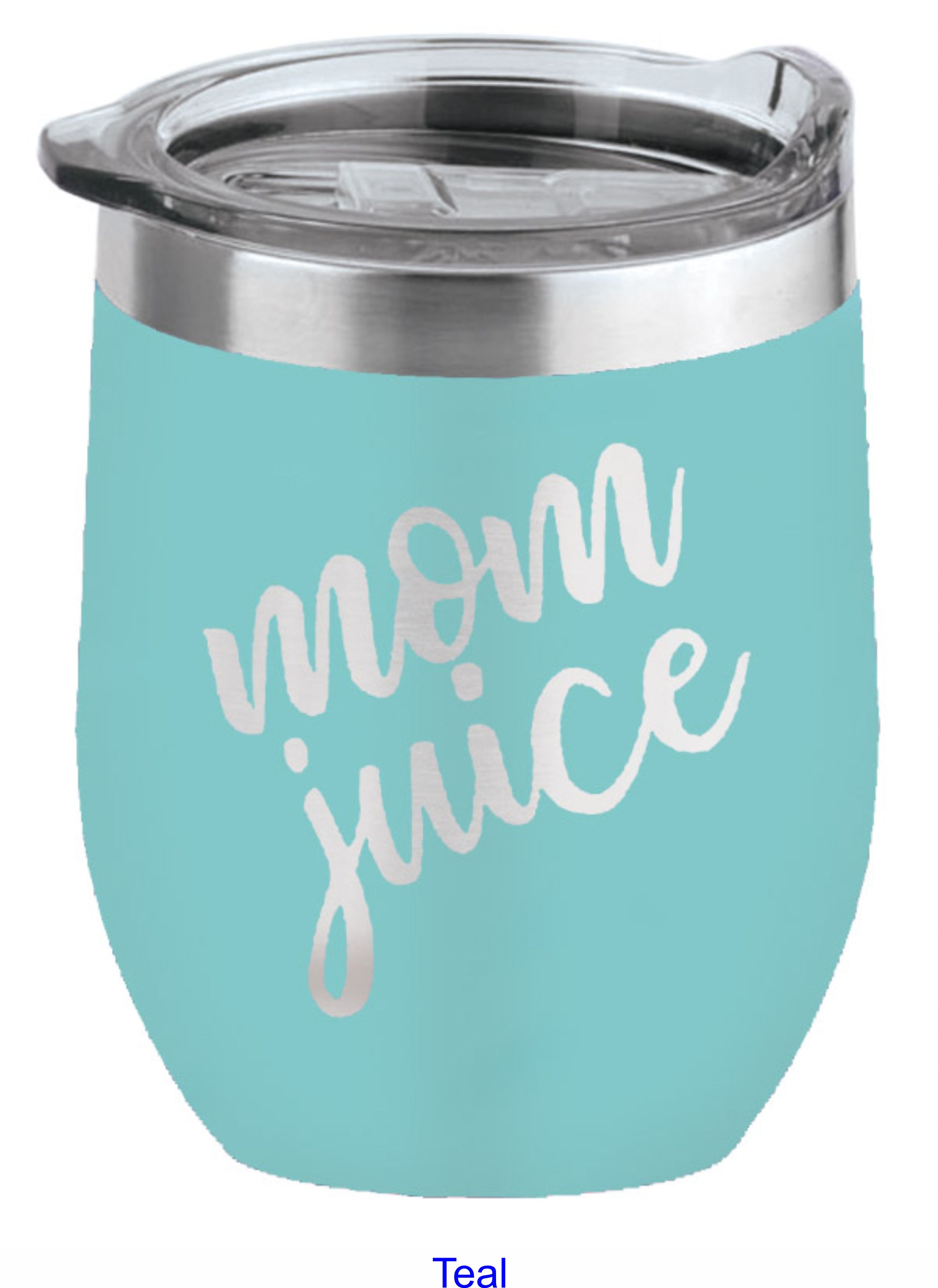 16 Oz. Tahoe Stemless Wine Glass w/Lid Stainless Steel 7