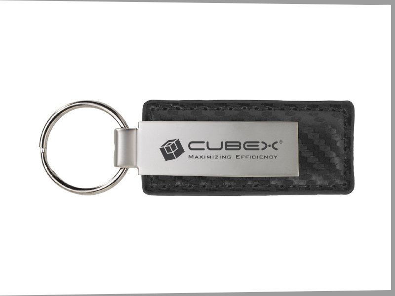 Carbon Fiber Big Logo Key Tag