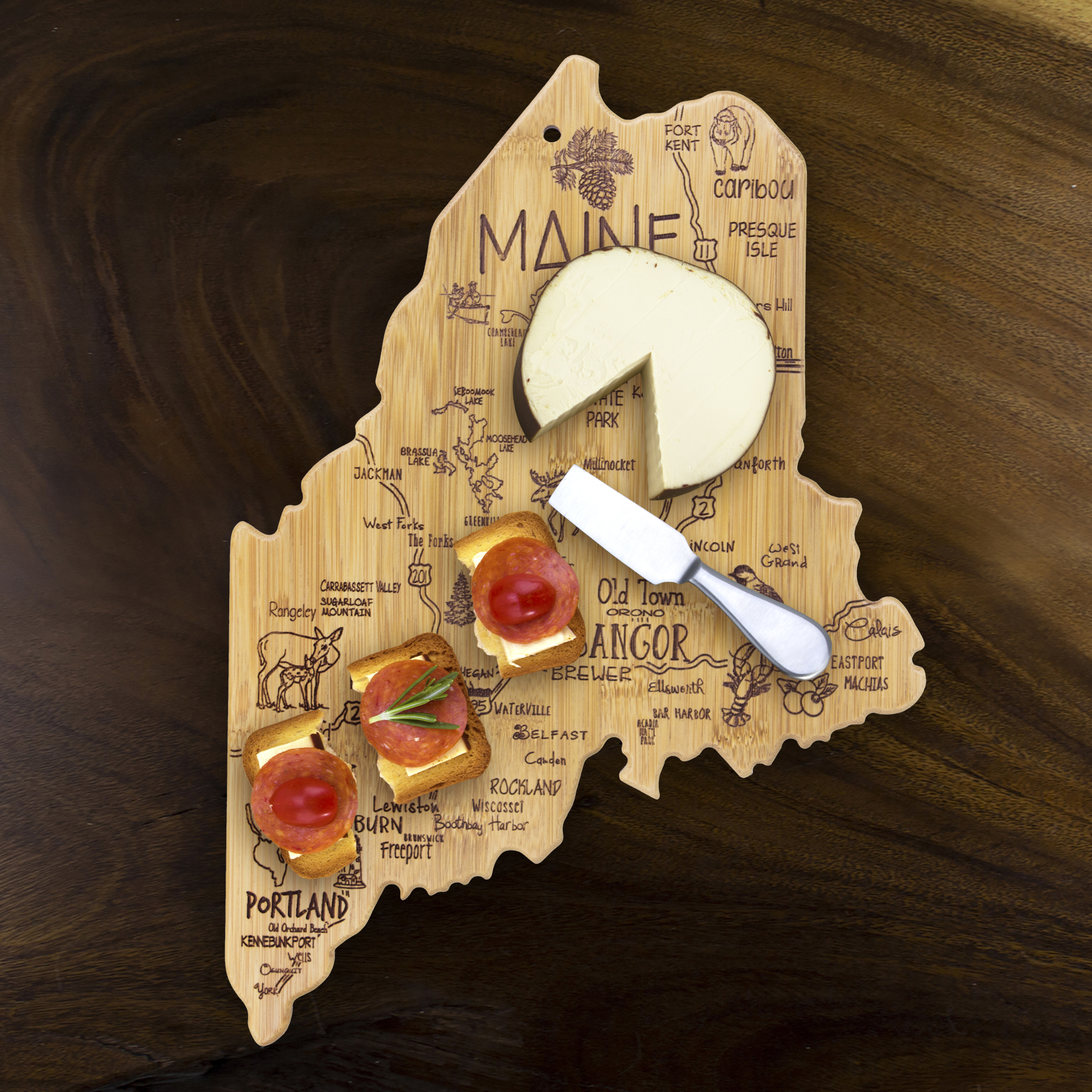 Destination Maine Cutting & Serving Board 2
