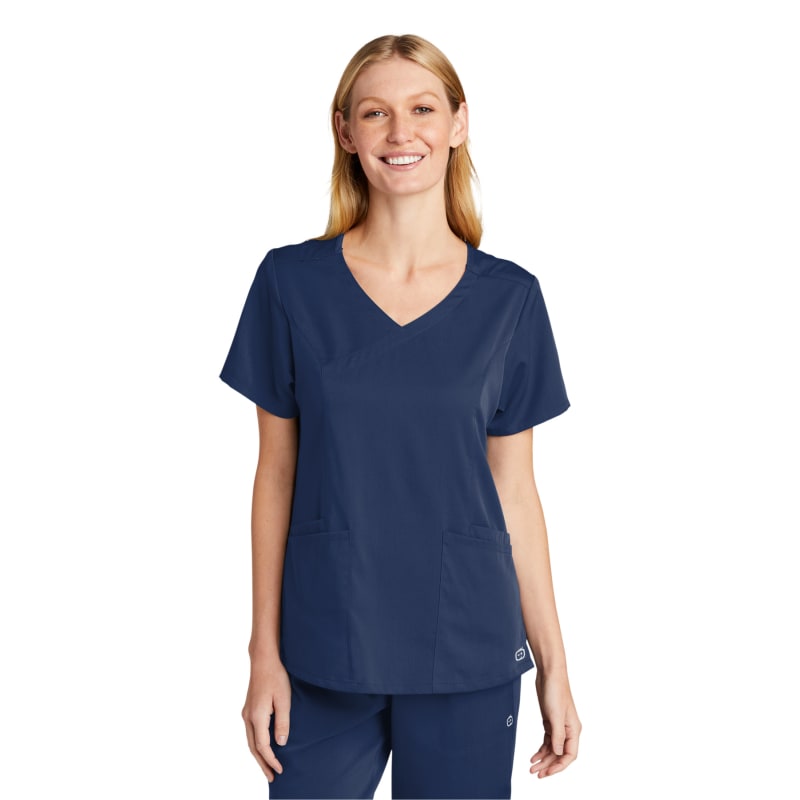 WonderWink Women's Premiere Flex Mock Wrap Top 21