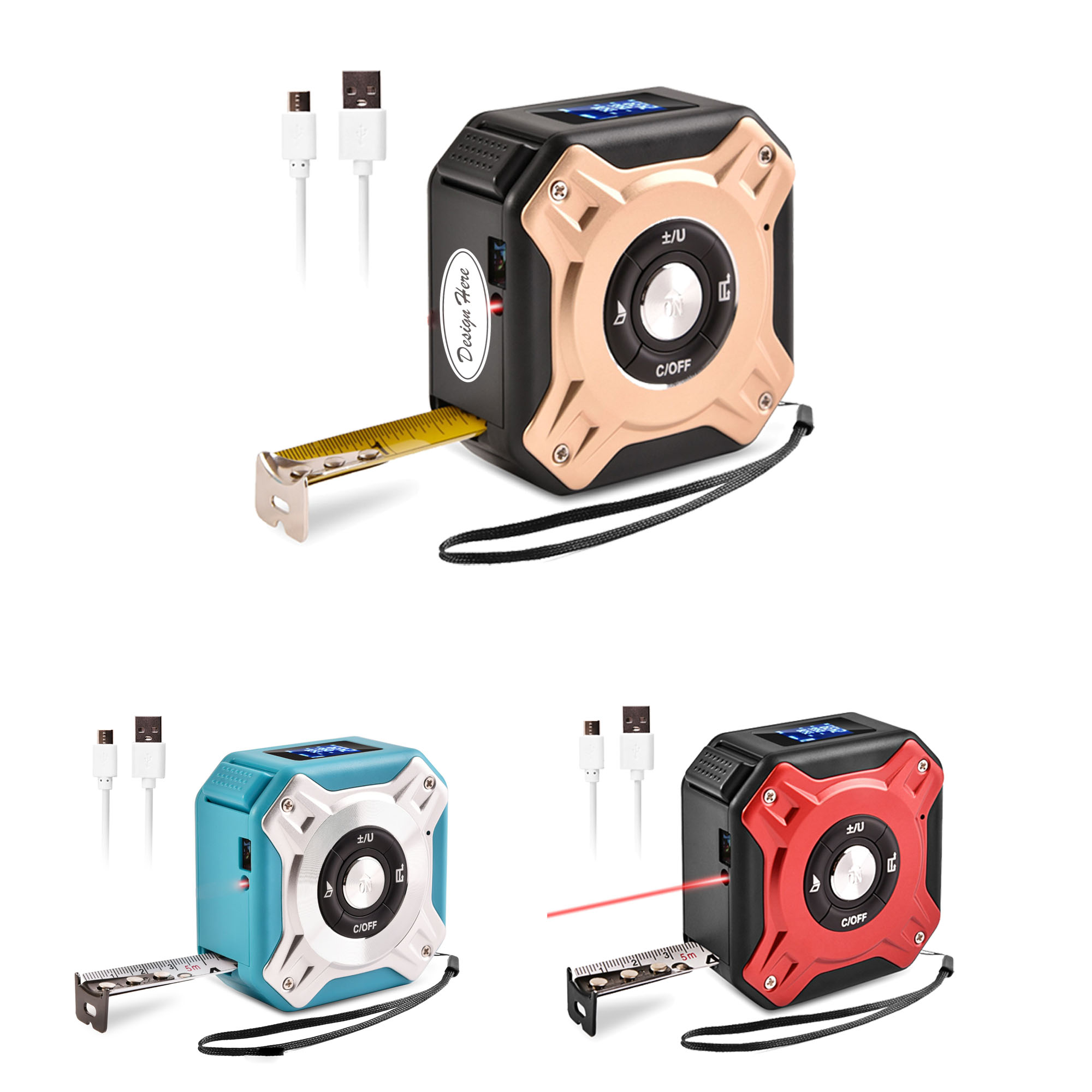 Laser Distance Measuring Tool 5m/40m with Area & Volume Features 6
