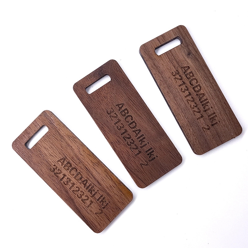 Engraved Wood Key Chain 2