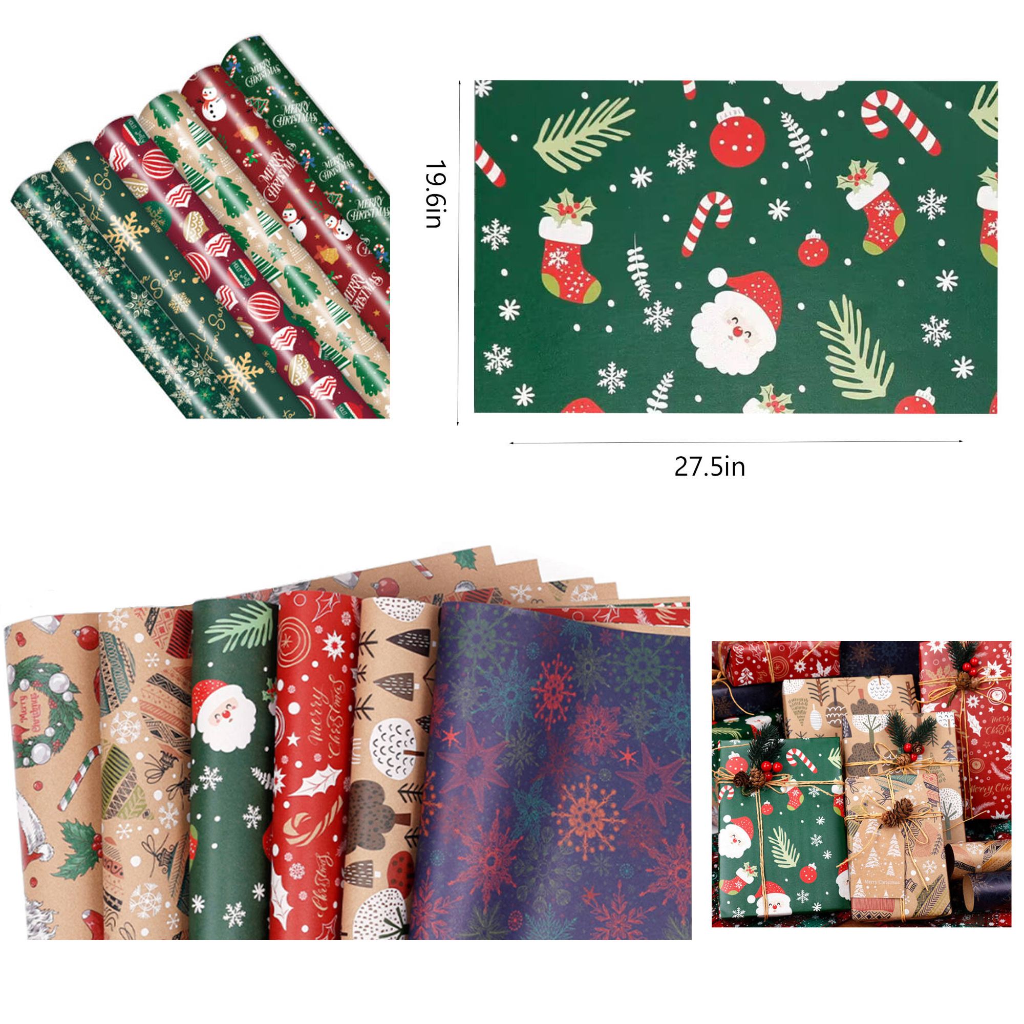 Gift Wrap Paper Sheets 2