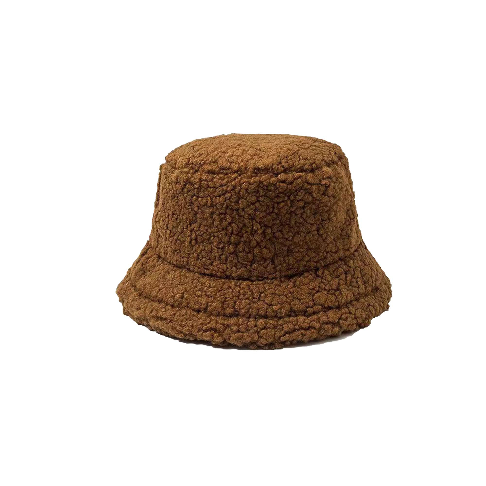Faux Lamb Wool Bucket Hat For Cold Weather 5