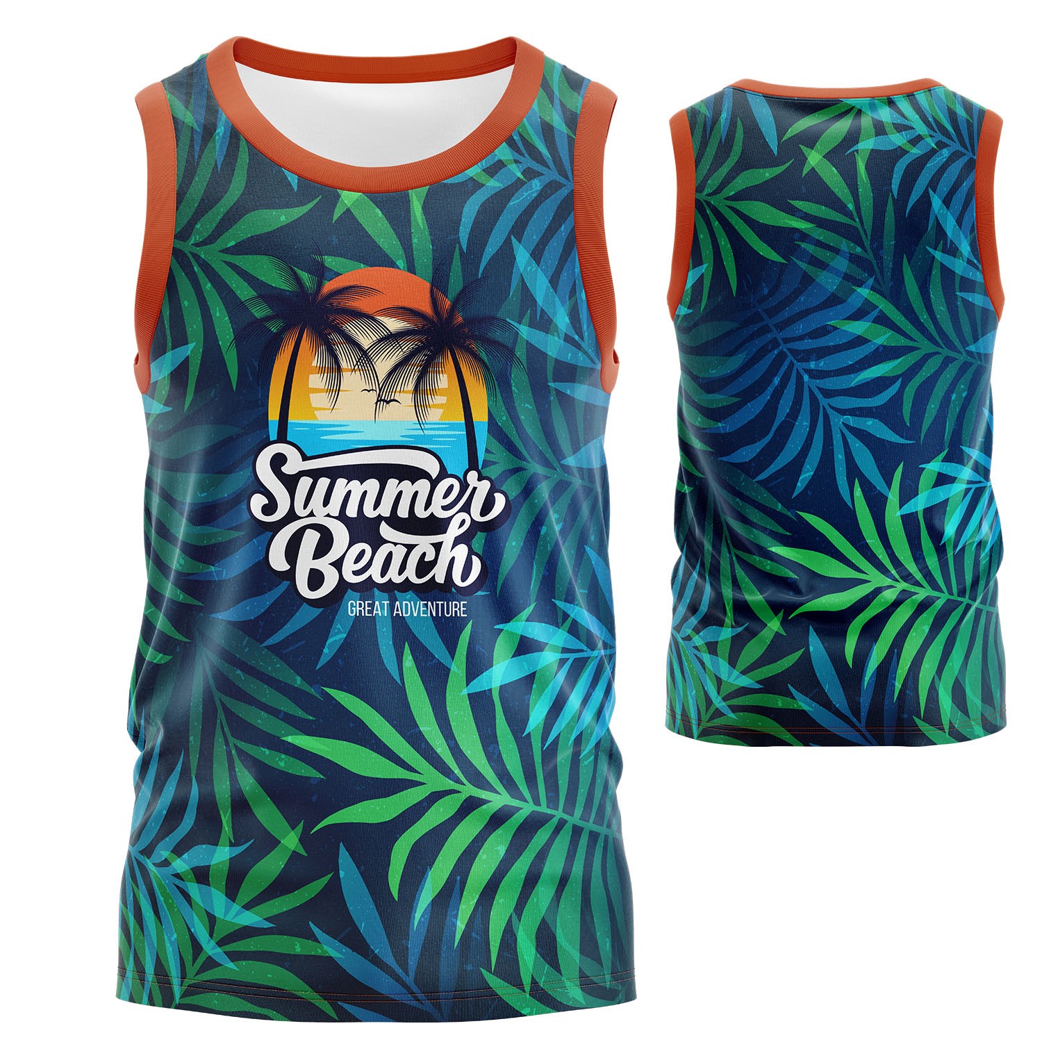 Youth 160 GSM Brushed Milk Silk Sublimation Tank Top 4