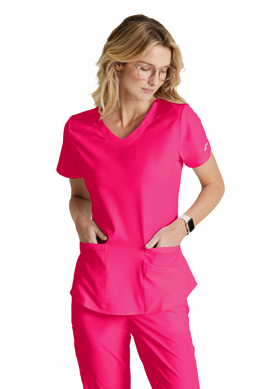 Skechers - Women's Three-Pocket Curved V-Neck Breeze Scrub Top 17