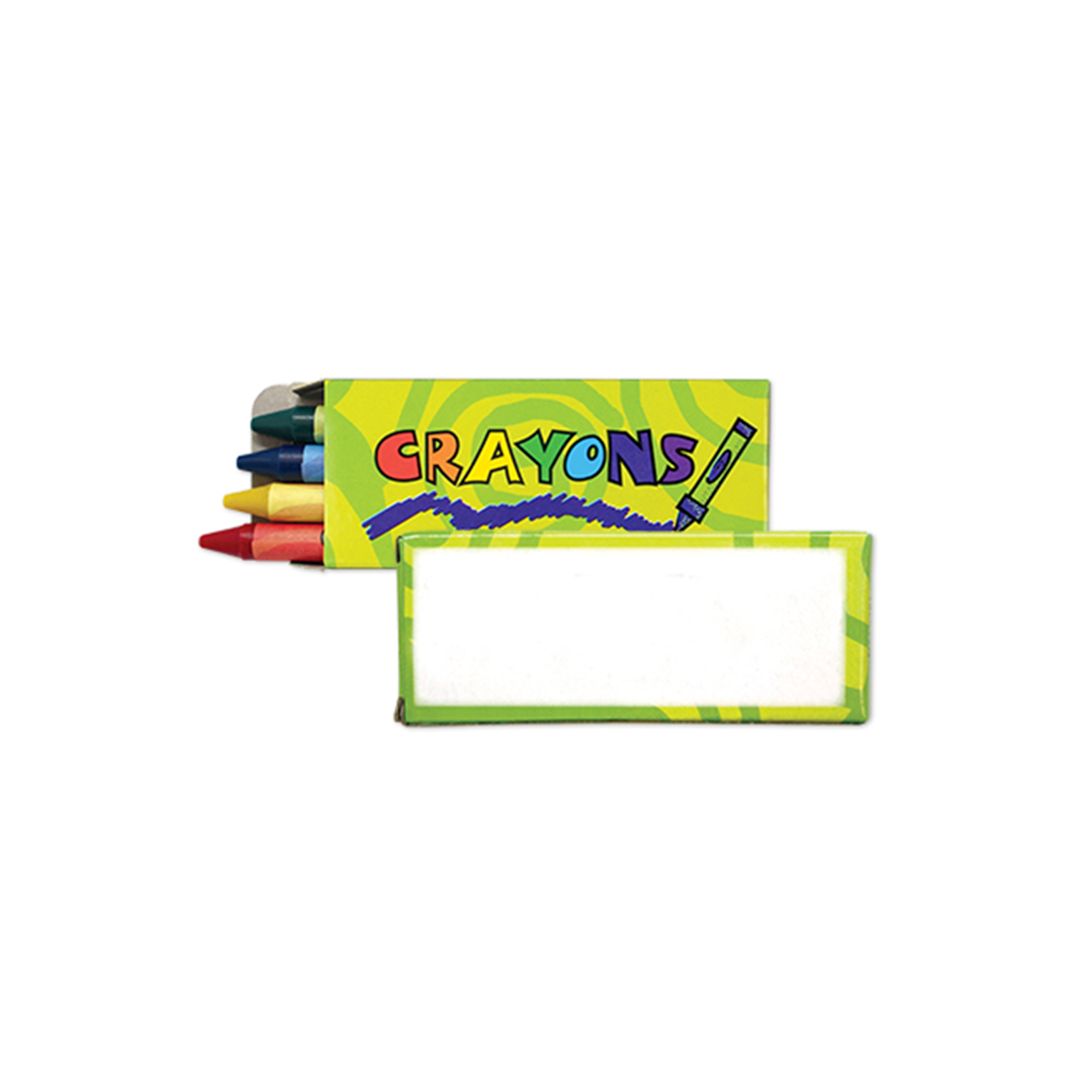 4-Pack Wax Crayons 6
