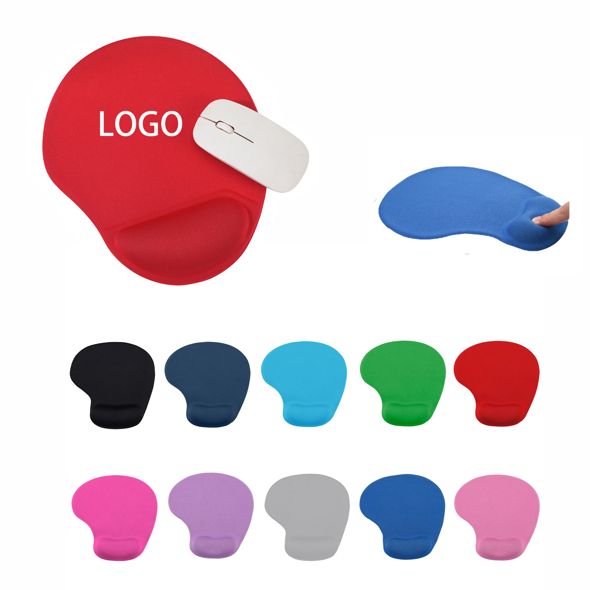 Comfortable Silicone Wrist Rest Mouse Pad MOQ 10pcs 1