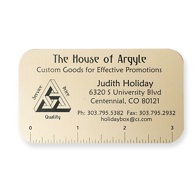 Aluminum Business Card 17