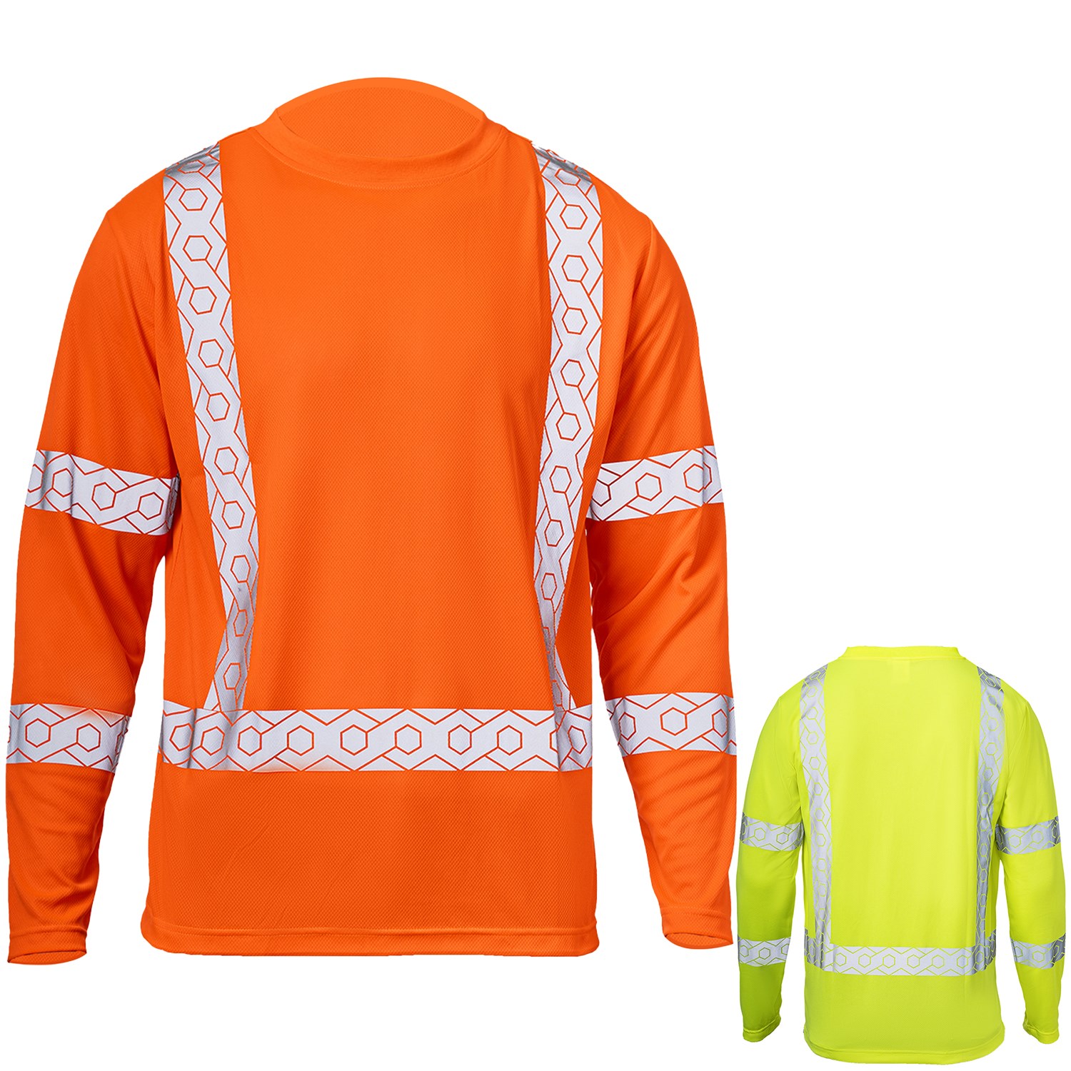 3.8 Oz. Polyester Class 3 Segmented Tape Safety T-Shirt 4