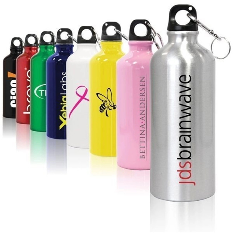 25 Oz Aluminum Sports Bottle With Twist Off Lid & Carabiner, custom water bottle with logo imprint 2