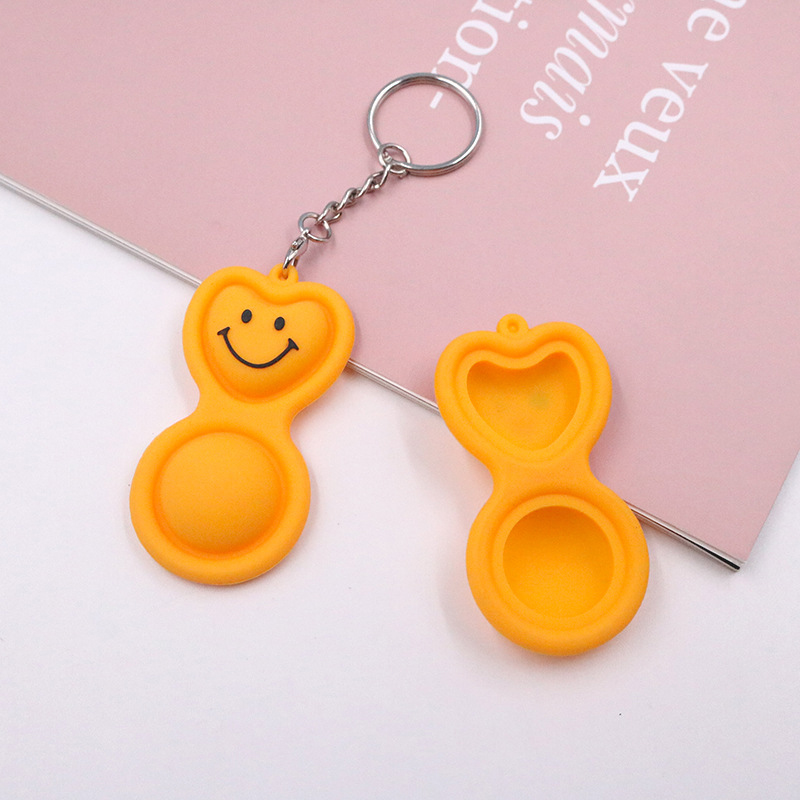 2 Bubbles Push Pop Fidget Sensory w/Keychains 13