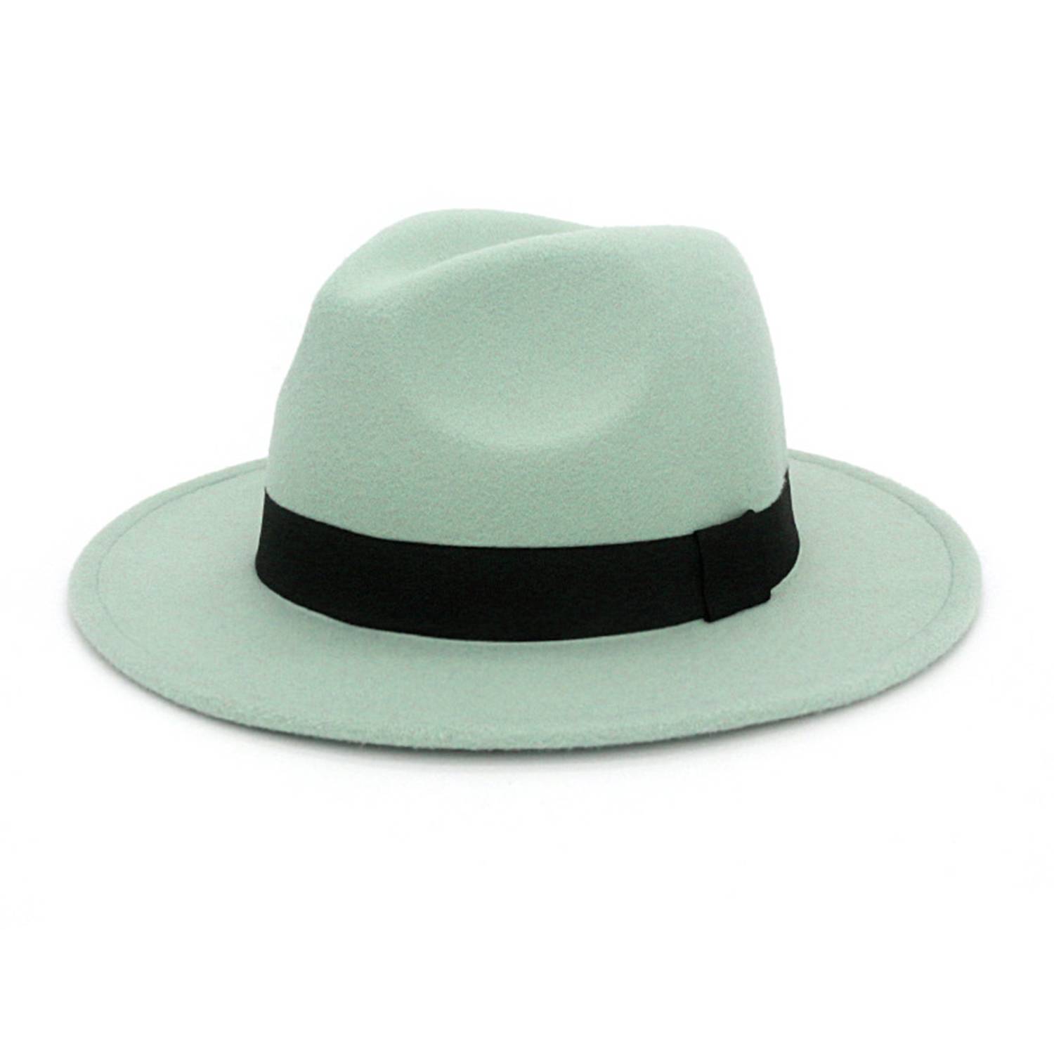 Unisex Vintage Wide Brim Fedora Hat 15