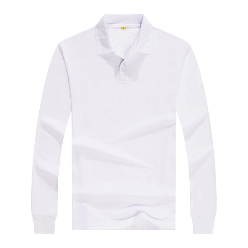 Custom Long-Sleeve Polo Shirts Sweatshirt Tops Pullover 8