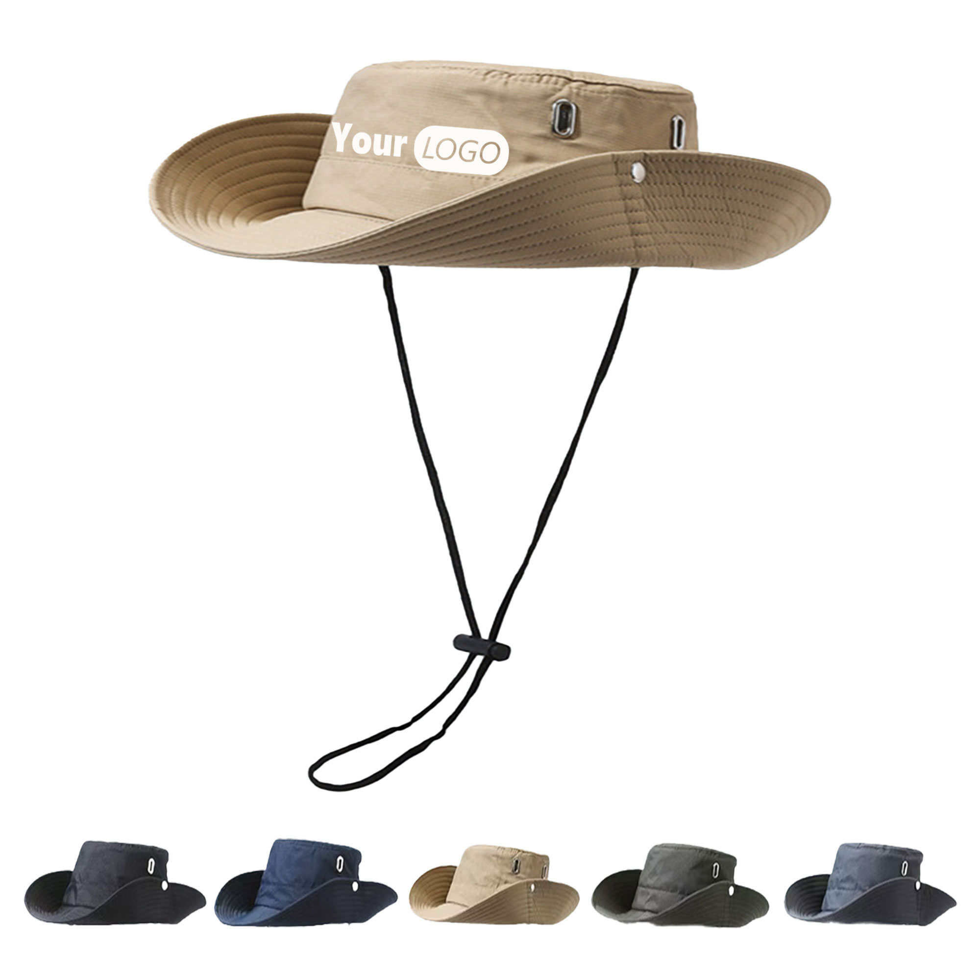 UV-Protection Wide Brim Fisherman Hat 2