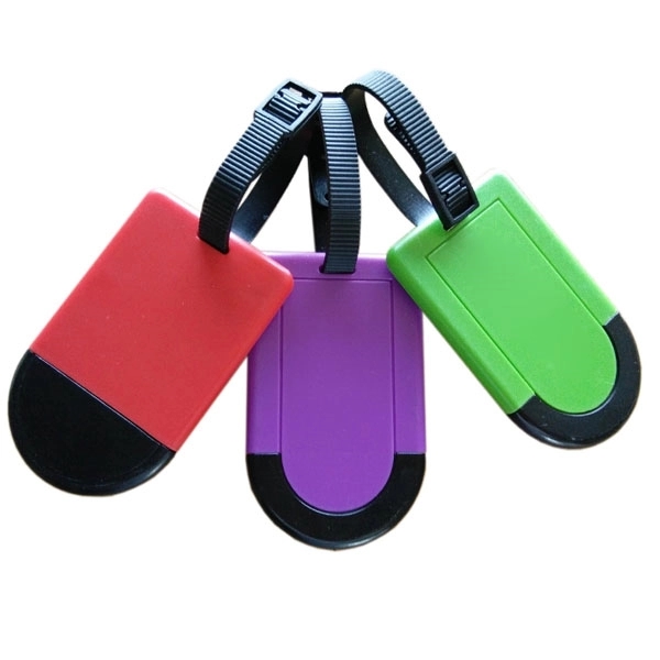 Plastic Slide Card Luggage Tag 8