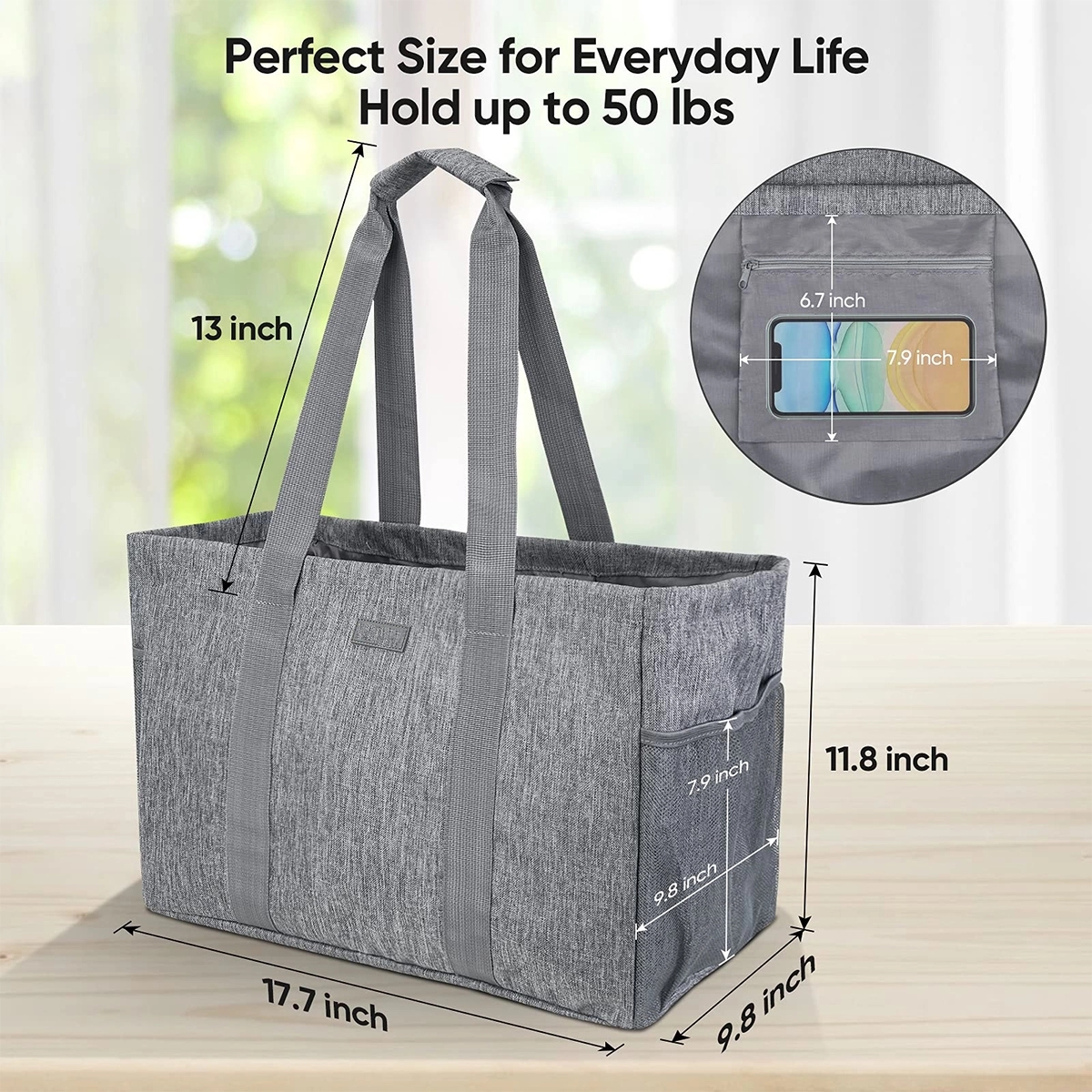 9 Gallon Extra Large Utility Tote 5