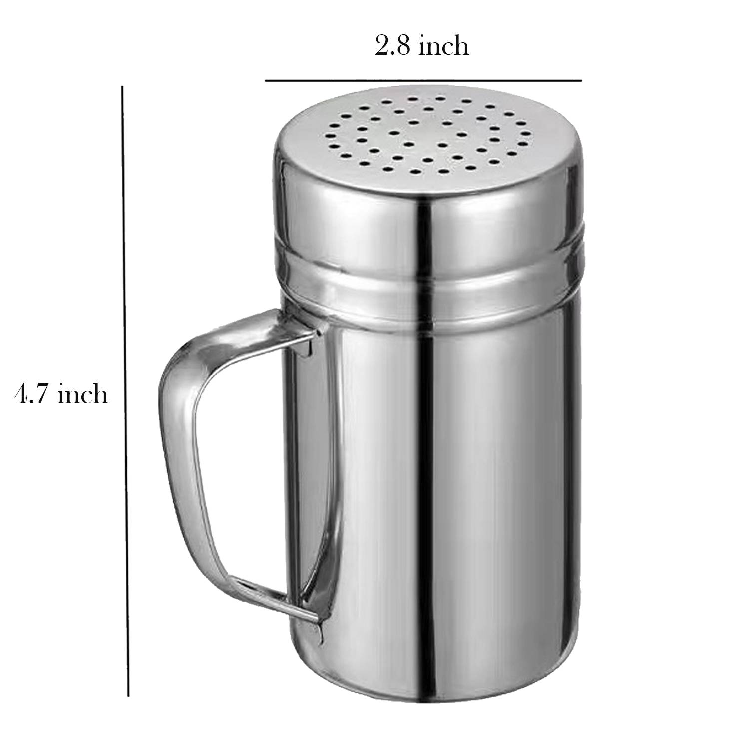 Kitchen Stainless Steel Spice Pepper Shaker 7