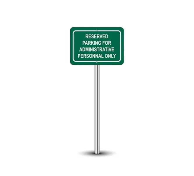 Reflective My Parking Signs - 1ft x 1ft (SQFT) 2