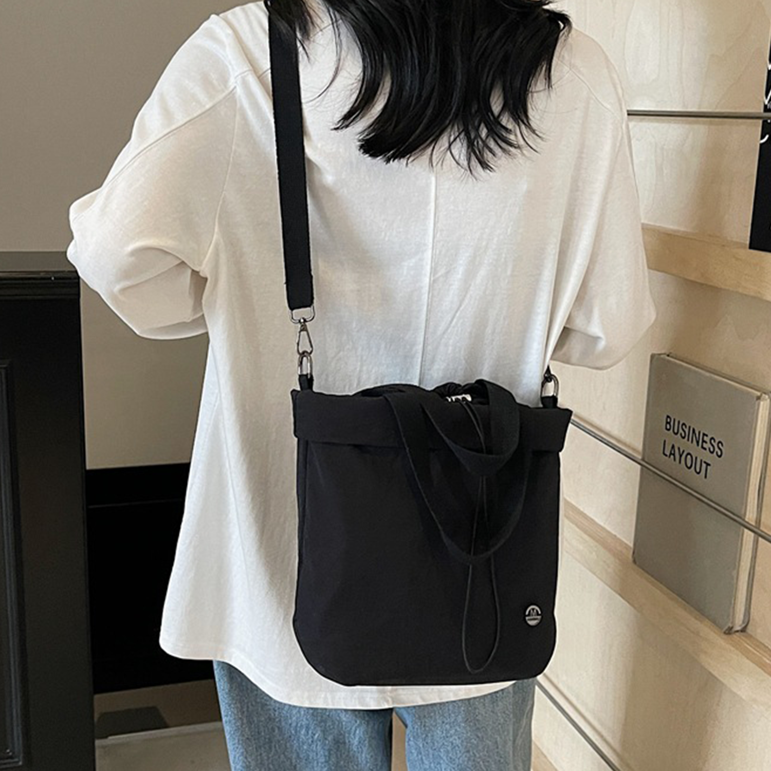 Nylon Lightweight Crossbody Shoulder Handbag 5